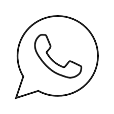 Icono Whatsapp, la red social Gratis de Social Media &amp; Logos I Linear Black